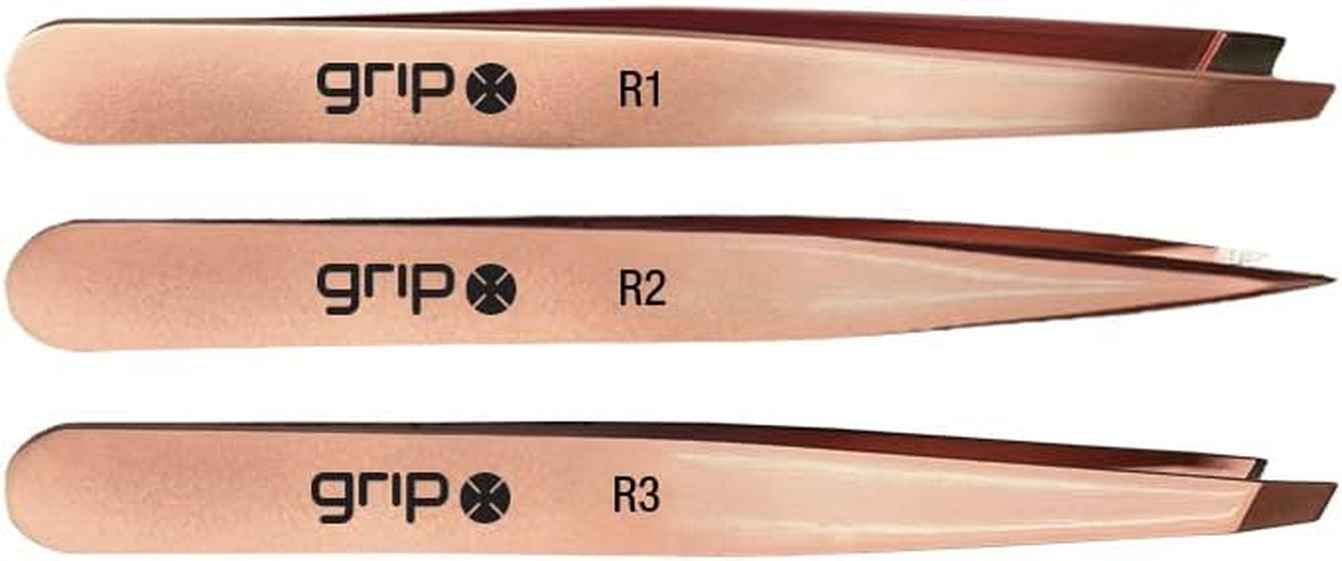 Grip Tweezer Claw Slanted Tip Rose Gold - Precision Beauty Tool for Brow Shaping and Tweezing - Salon-Grade Cosmetic Tweezer with a Rose Gold Finish image number 3
