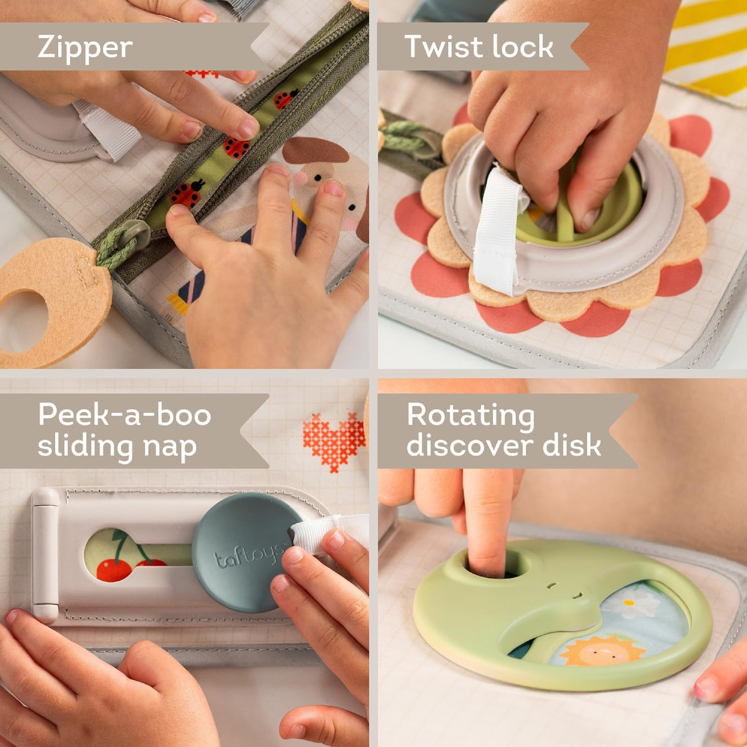 Taf Toys Snap 'N Learn Activity Board image number 4