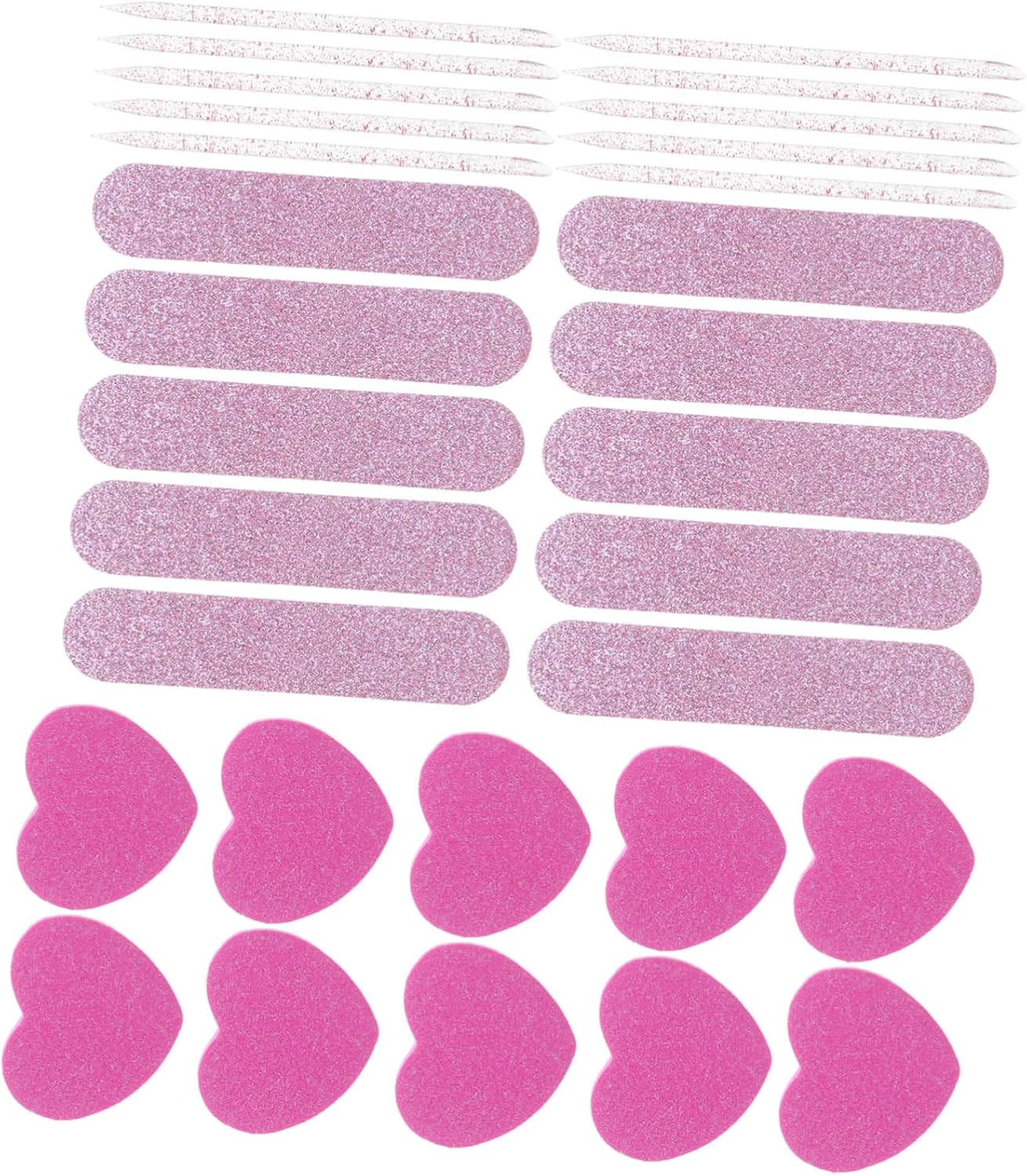 Didiseaon 10 Sets DIY Nail Art Tool Set Includes Sponge Buffers Nail Files Polishing Strips for Precise Manicure Application for Home Use image number 5