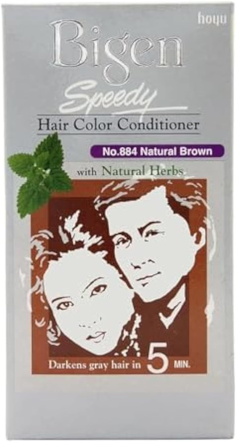 Bigen Speedy Hair Color, 884, 380 Gm (Natural Brown)