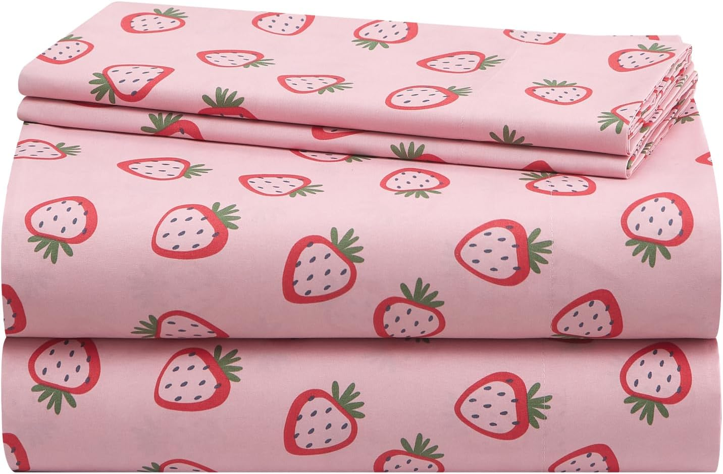 Urban Lifestyle 4-Piece Full Sheet Set,Coquette Bow Design in Baby Blue, Includes Fitted Sheet, Flat Sheet & 2 Pillowcases,Soft & Stylish Bedding for Girls and Teens