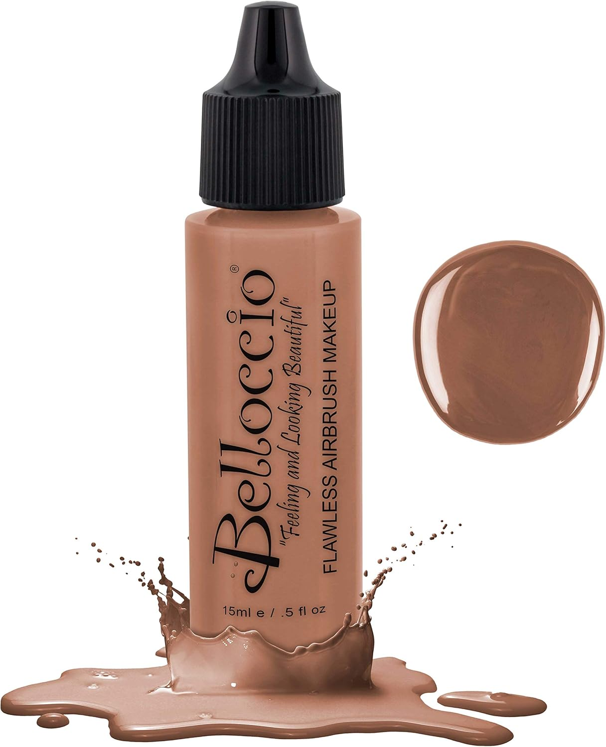 (Vanilla) - Belloccio Makeup Foundation Shade Half Ounce: Vanilla