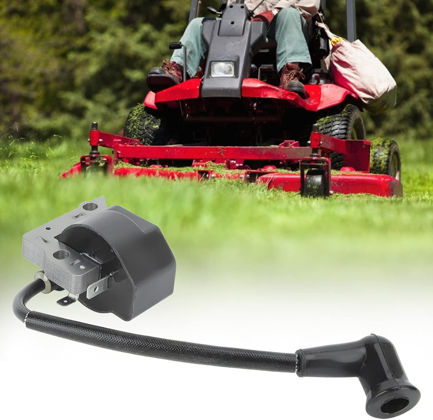 High Energy Metal Trimmer Ignition Coil, Stronger Spark, Maximum Ignition, with Compatible with FS55 FS55C FS46 FC55 FS38 FS45 FS55 HL45 HS45 KM55 image number 4