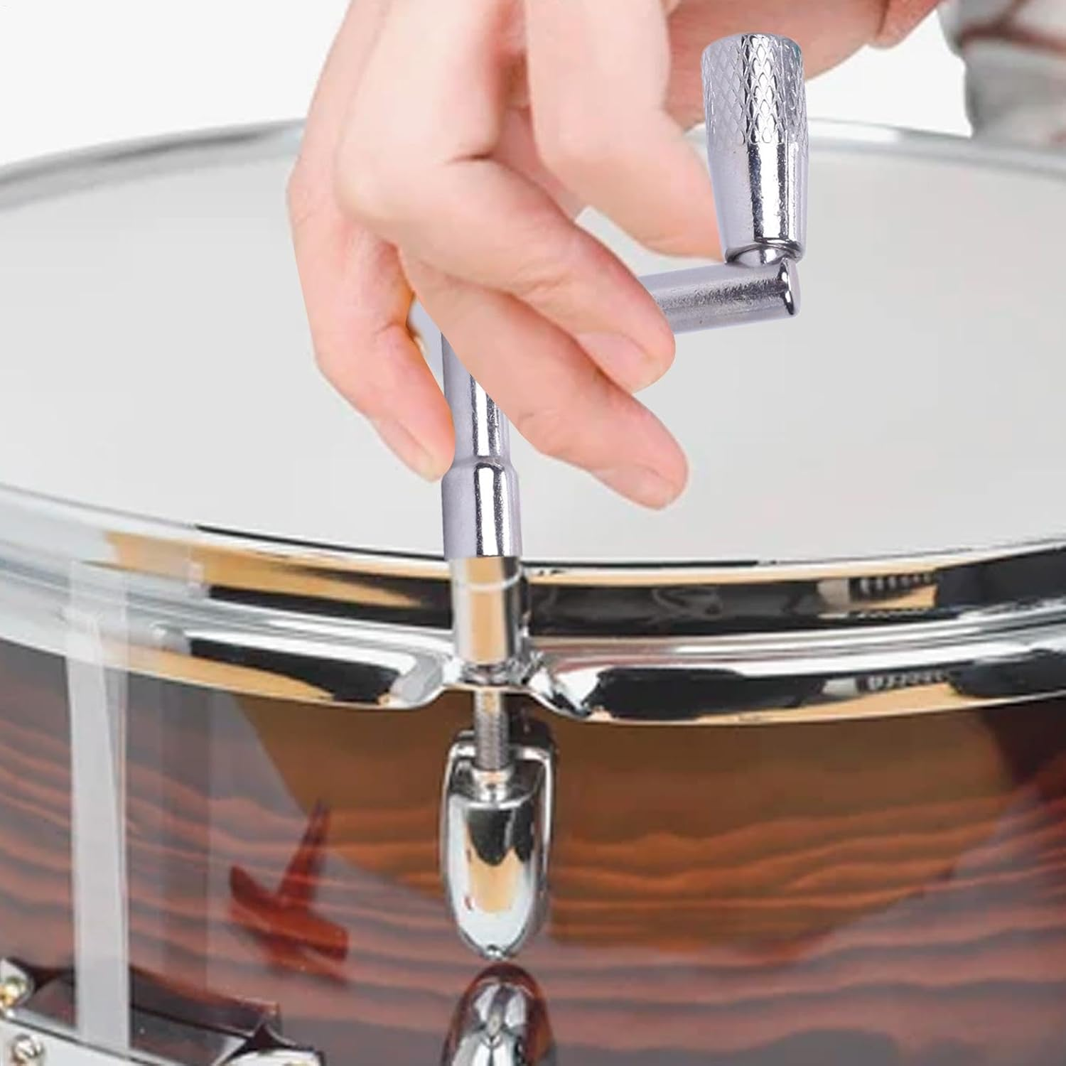 Drum Tuning Tool - Metal Drum Tuning Key | Precise Alloy Drum Key Tool, Portable Metal Drum Tuning Key for Acoustic and Electronic Drums image number 2