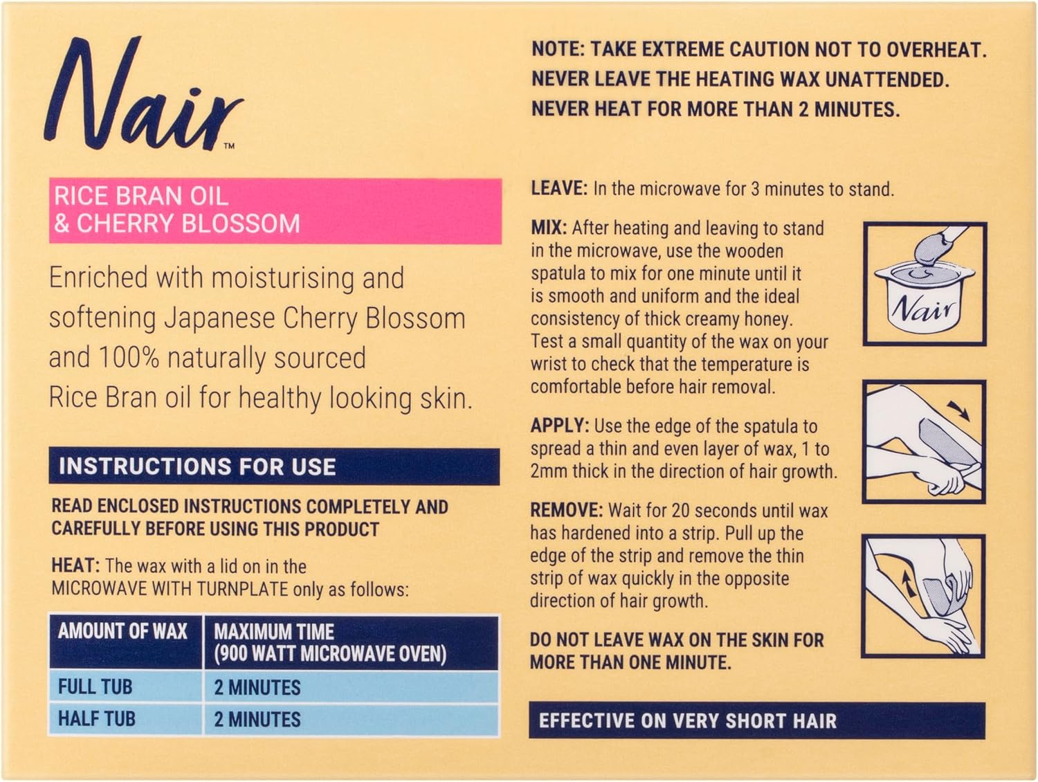 Nair Sensitive Strip Free Hair Remover Wax - Quick and Precise Hair Removal &ndash; Removes Short Hair &ndash; for Facial and Sensitive Areas &ndash; All Skin Types - 400 G image number 5