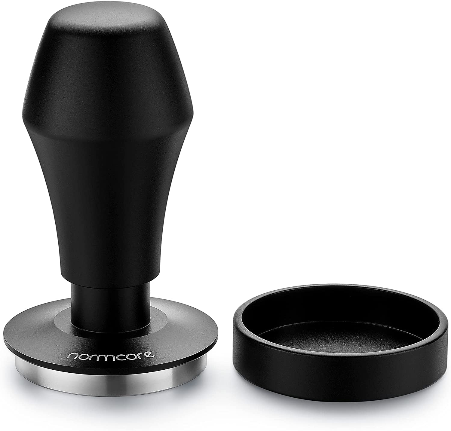 Normcore V4 Coffee Tamper 53.3Mm - Spring-Loaded Tamper &ndash; Barista Espresso Tamper with 15Lb / 25Lb / 30Lbs Replacement Springs - Anodized Aluminum Handle and Stand - Flat Base image number 5