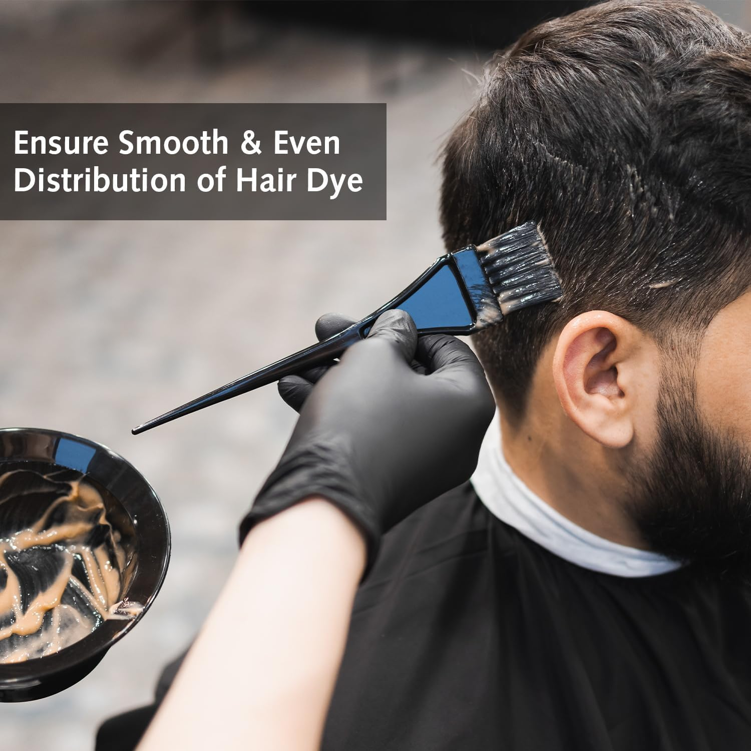 Pack of 2 Hair Colouring Brushes, Hair Colouring Tools for DIY Hair Colouring, Salon Hair Colouring image number 4