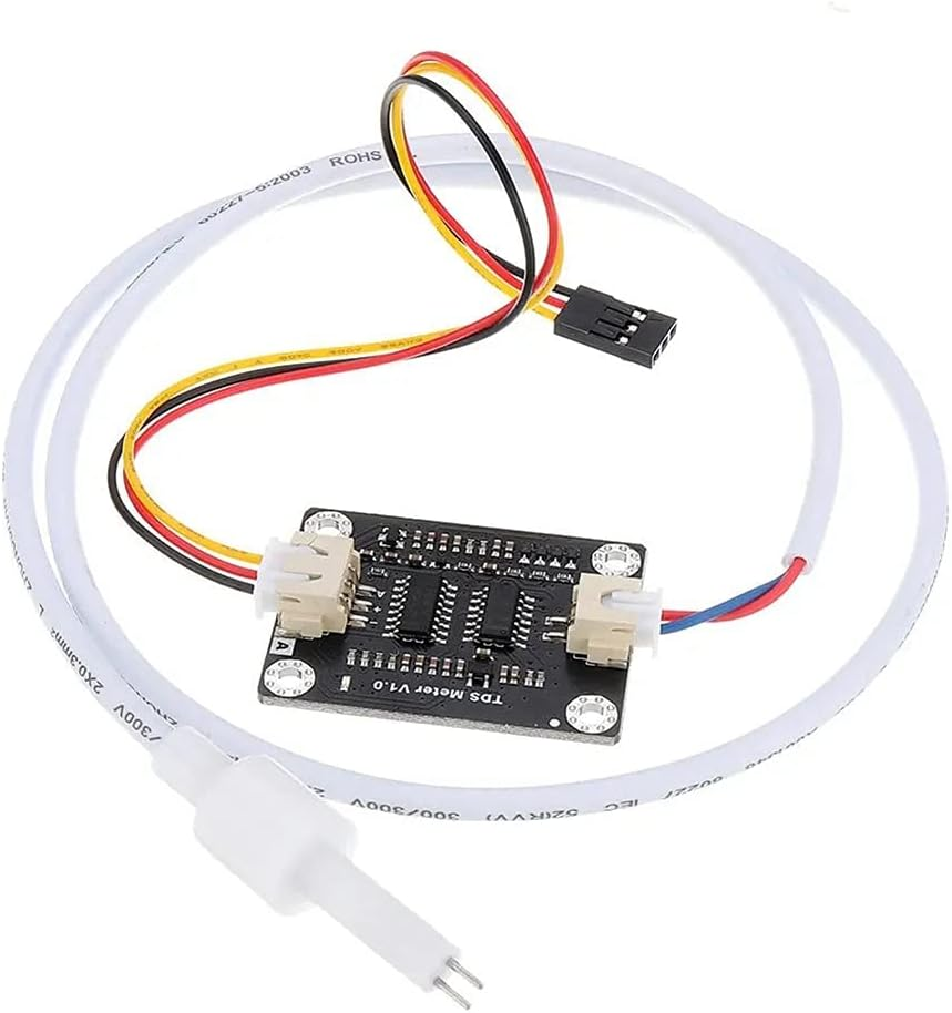 Tuperoymse Analog TDS Sensor TDS Meter Water Conductivity Sensor Tester Liquid Detection Water Quality Monitoring DIY with 2 Cables image number 2