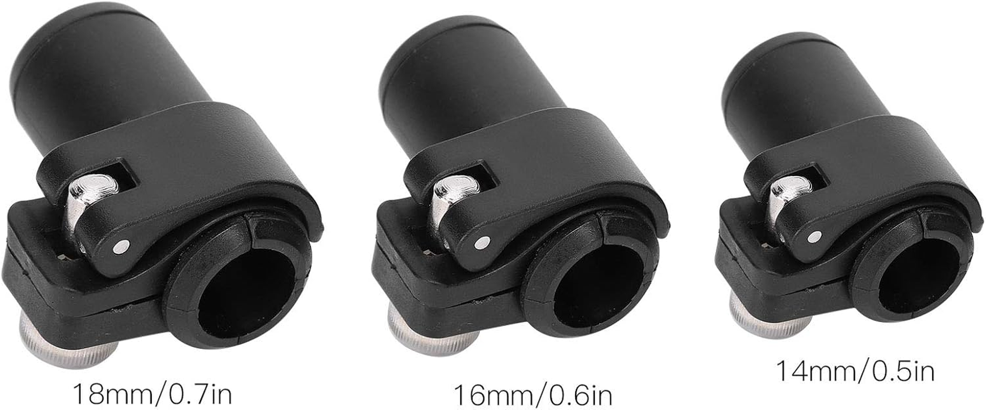 Trekking Pole Lock Rubber 18 16 14Mm Trekking Pole Clip Adjustable Climbing Stick Pole External Lock Walking Stick Quick Lock Walking Pole Accessories for Lightweight Quick Lock Walking Hiking Stick image number 5