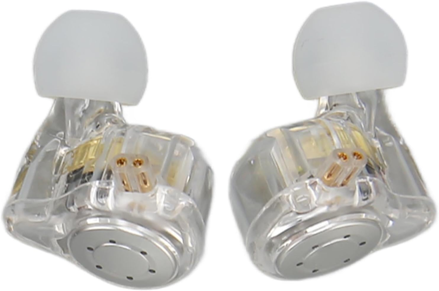 RIZGHWOY EDX PRO Hifi Wired Earphones with Oxygen Copper Wire for DJ Stage Performance - Hifi Earbuds for Travel (Transparent) image number 3