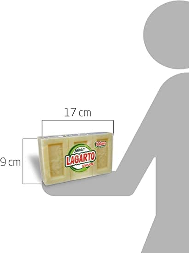 Lizard Soap Plla Natural Lizard 3 X 200 G, 20 Pack, 100 Ml image number 2