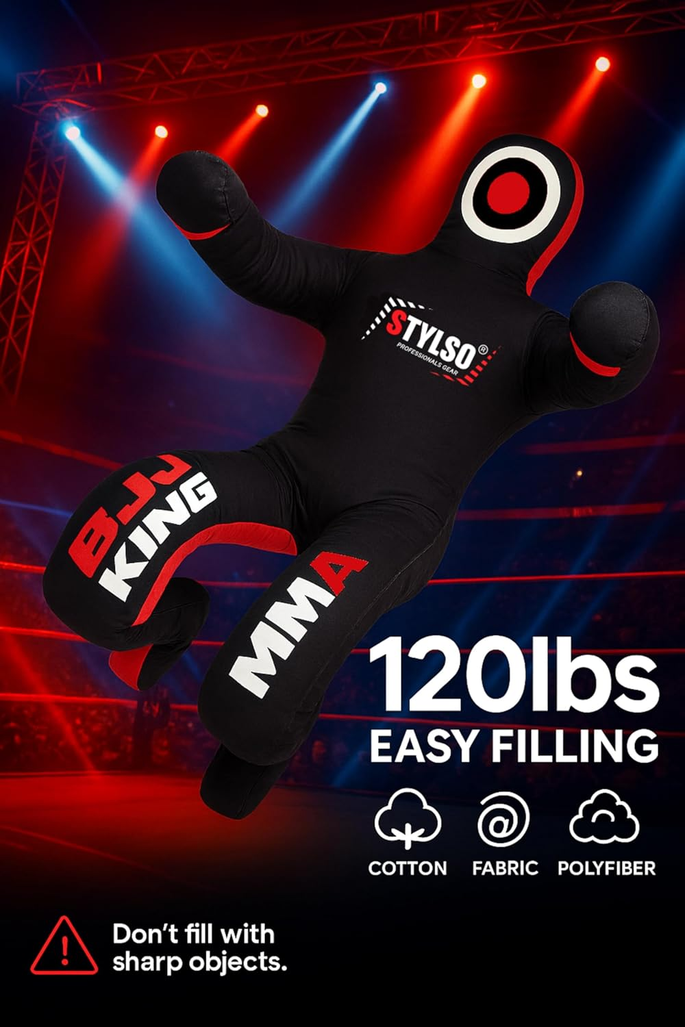 Stylso Un-Filled Grappling Dummy Wrestling Dummy Jiu Jitsu Dummy image number 1
