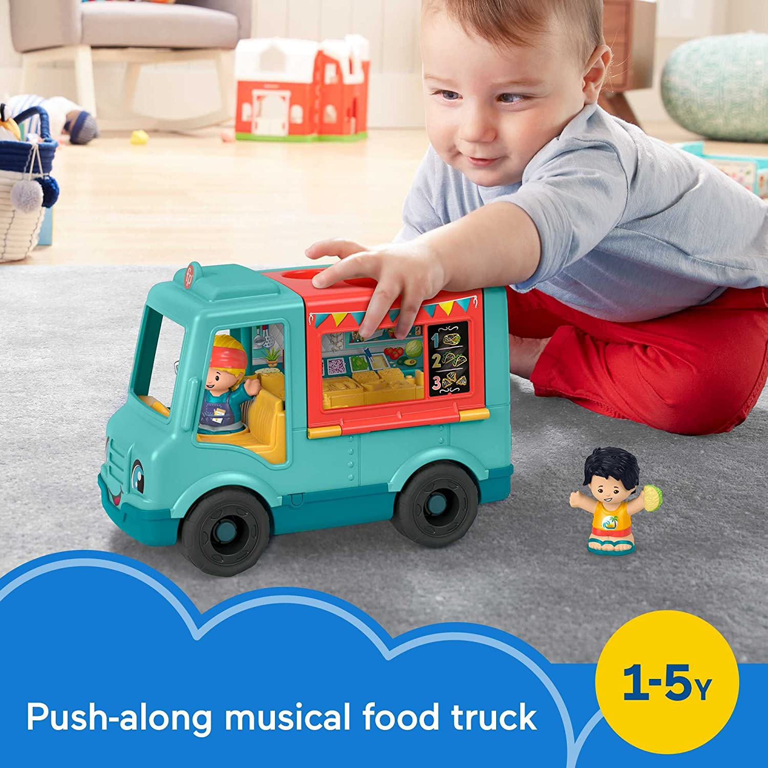 Fisher-Price Little People Serve It up Food Truck image number 5