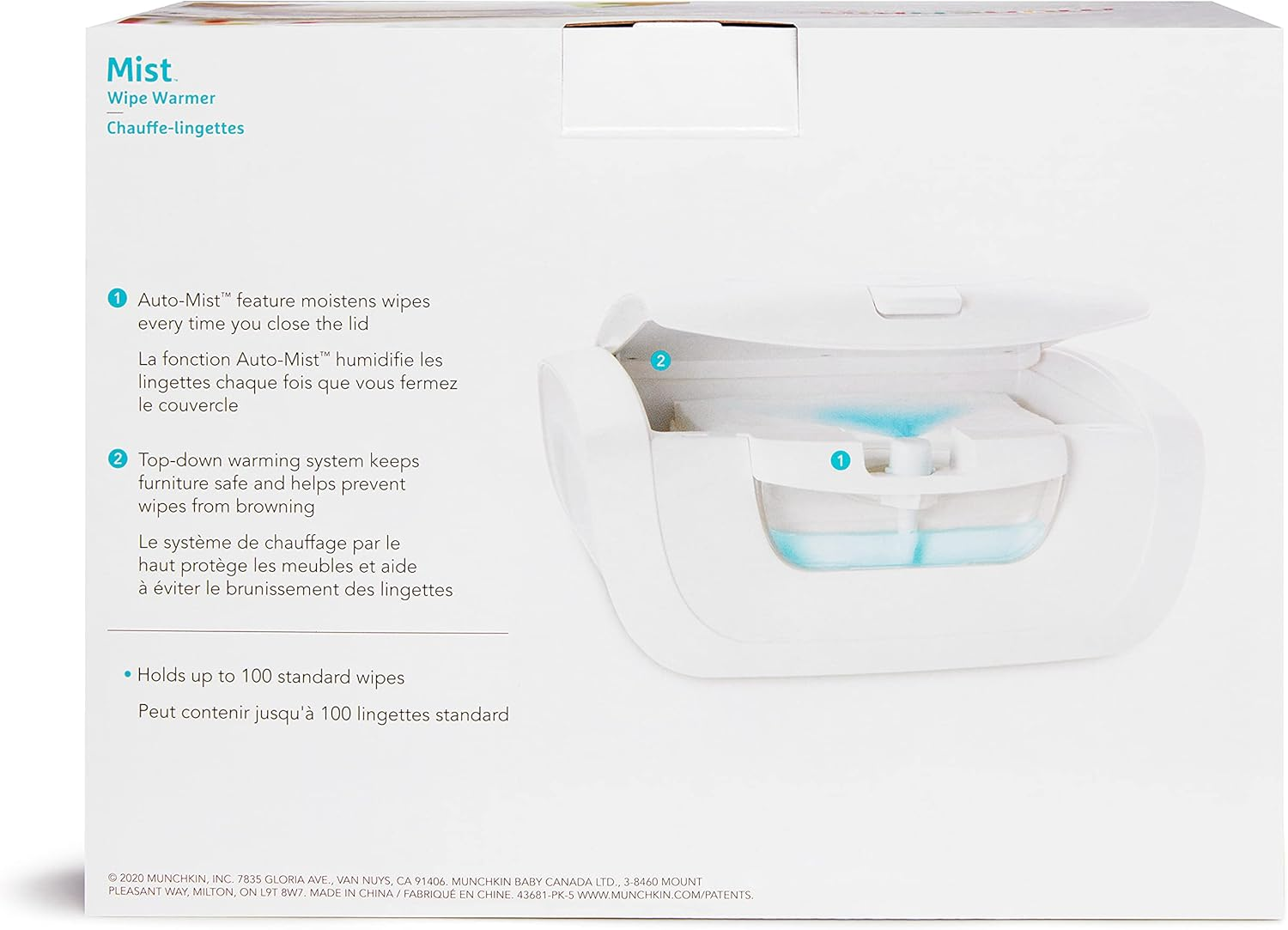 Munchkin&reg; Mist&trade; Wipe Warmer, White image number 6