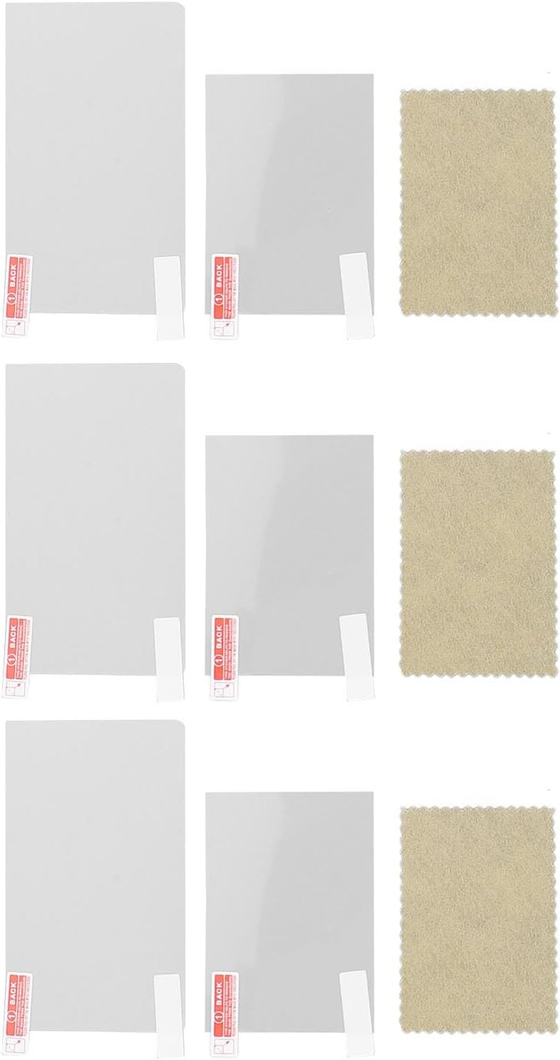 3 Set Screen Protector for New 3DS XL/LL, 9H Hardness PET Film anti Scrach, Ultra Clear anti Blue Light image number 3