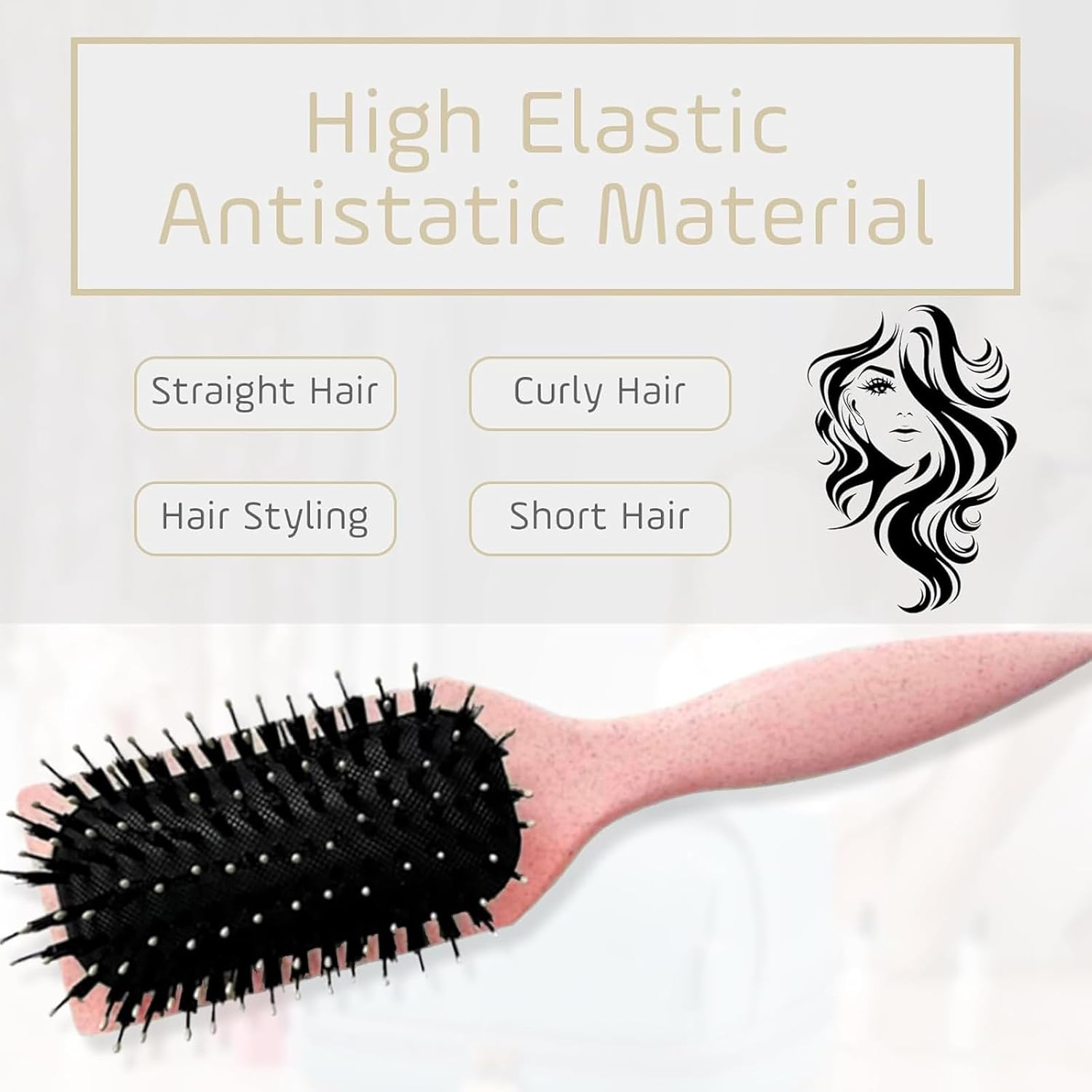 Curly Hair Brush,Curl Defining Brush for Women & Men,Curl Brush to Reduce Pulling & Curl Separation, Brush for Curly Hair,Shaping & Defining Curls image number 2