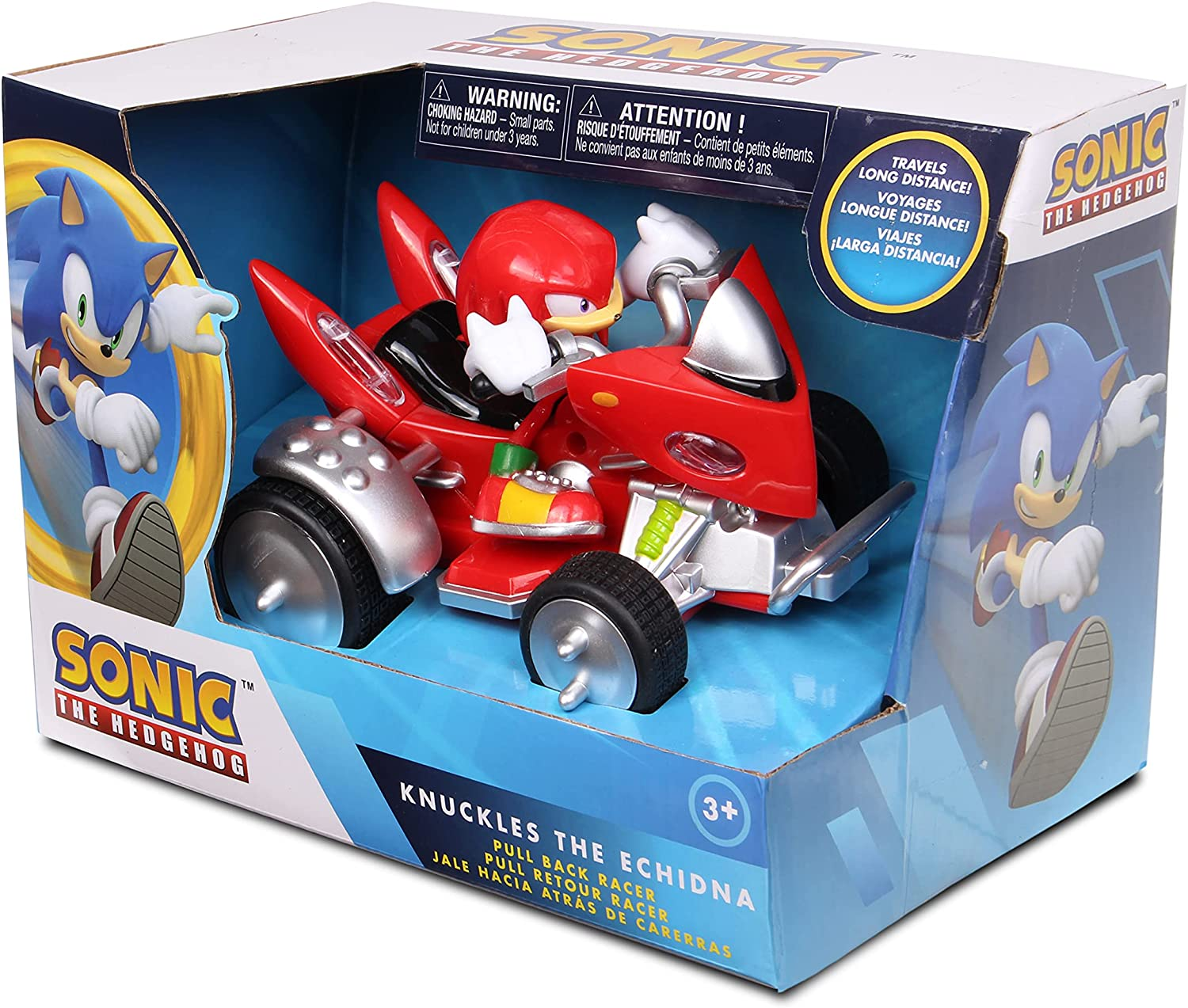 NKOK Sonic & Sega All-Stars Racing Pull Back Knuckles, Multi image number 5