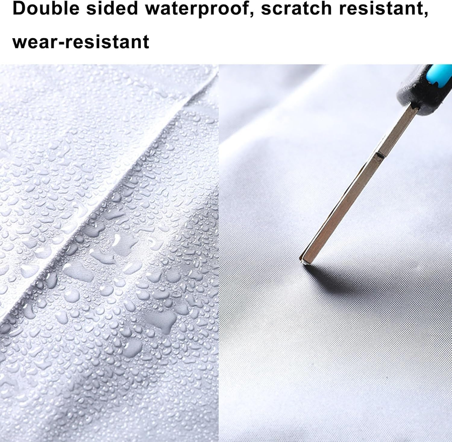 Waterproof Bicycle Cover, Indoor Outdoor Protection, Grey image number 2