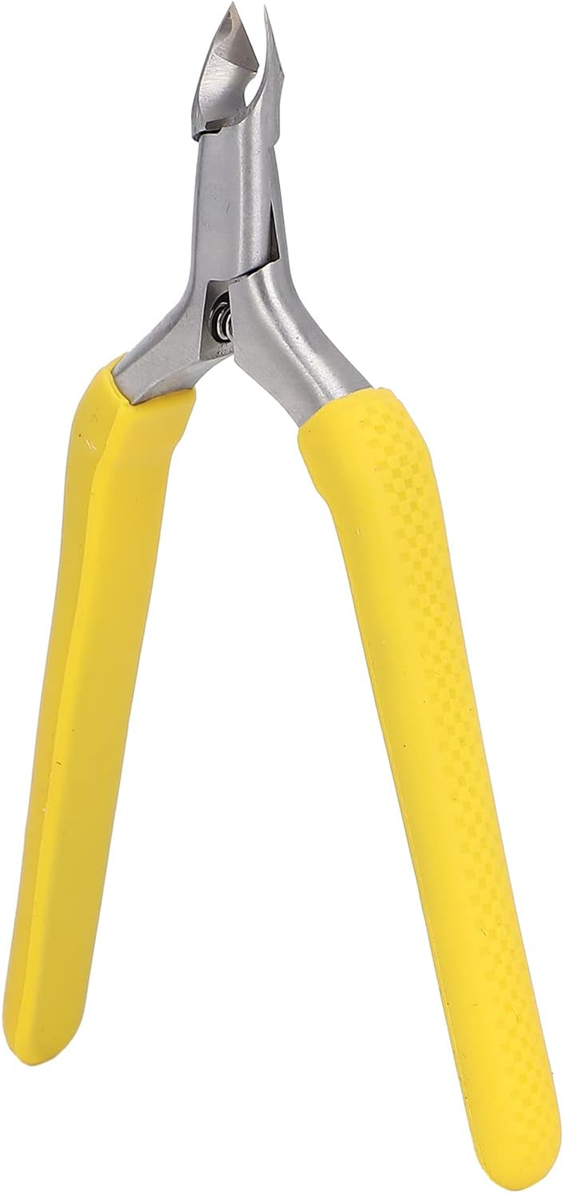 Cuticle Nippers, Cuticle Scissors, Compression Spring Cuticle Trimmer Stainless Steel Cuticle Nipper with Non-Slip Silicone Handle for Hard Toenails and Dead Skin on Hands and Feet image number 4