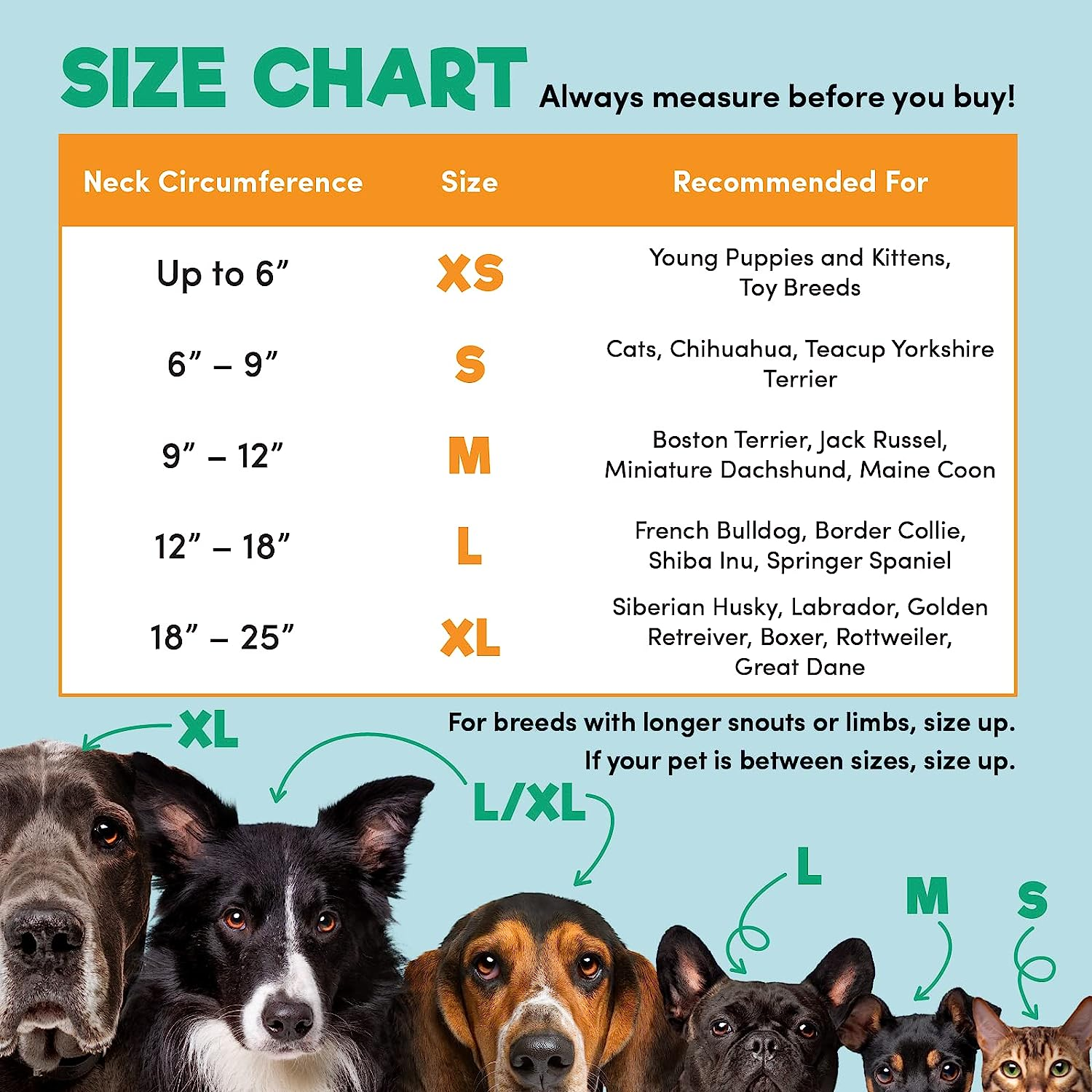 Protective Inflatable Collar for Dogs and Cats - Soft Pet Recovery Collar Does Not Block Vision E-Collar (X-Large) image number 2