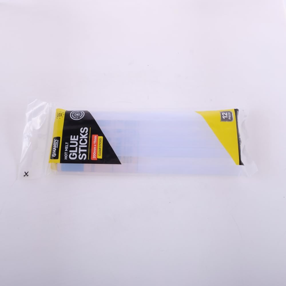 Handy Hardware Hot Melt 40W Glue Gun Sticks, 200 X 11 Mm (Pack of 12)