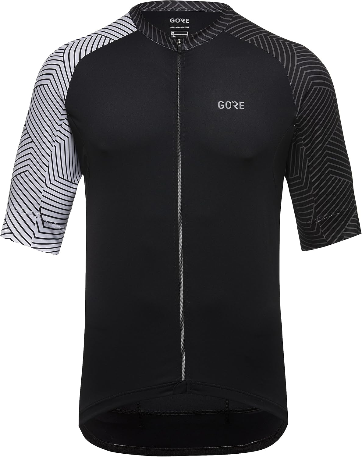 GORE WEAR Men'S Short Sleeve Cycling Jersey, C5, Sphere Blue/White