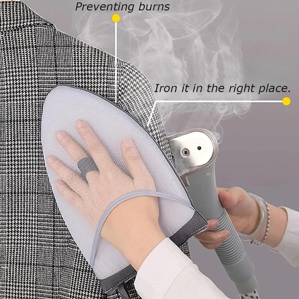 Ironing Stand Set,Steamer Ironing Gloves,Adjustable Standing Rack,Retractable Ironing Frame,Handheld Garment Hanger,For Home, Dry Cleaner,Steam Ironing image number 3