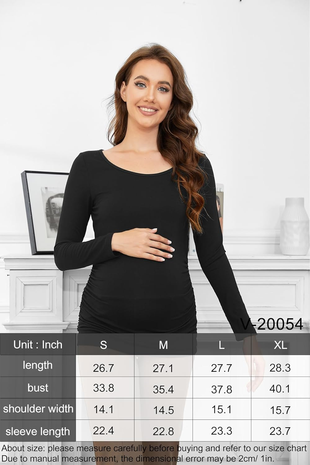 PARNIXS Long-Sleeved Jumpsuit for Pregnant Women, Breathable, Sweat-Absorbent and Slimming Casual and Fashionable Pregnant Women'S Top, Large-Sized Stretch 3-Piece Set image number 1