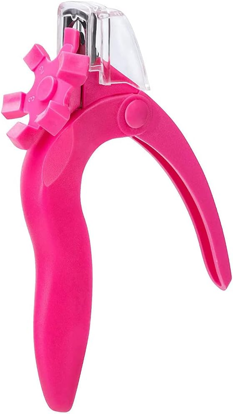 2PCS Nail Clipper Acrylic Nail Cutter Stainless Steel Nail Tips Cutter Gel False Nail Trimmer Fake Nail Clipper Adjustable Nail Art Manicure Tools，White+Black