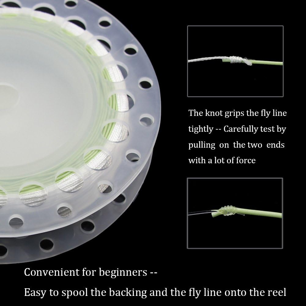 Croch Weight Forward Fly Fishing Line WF 3F 4F 5F 6F 7F 8F 100Ft + Backing Line+ 9Ft Leader image number 3