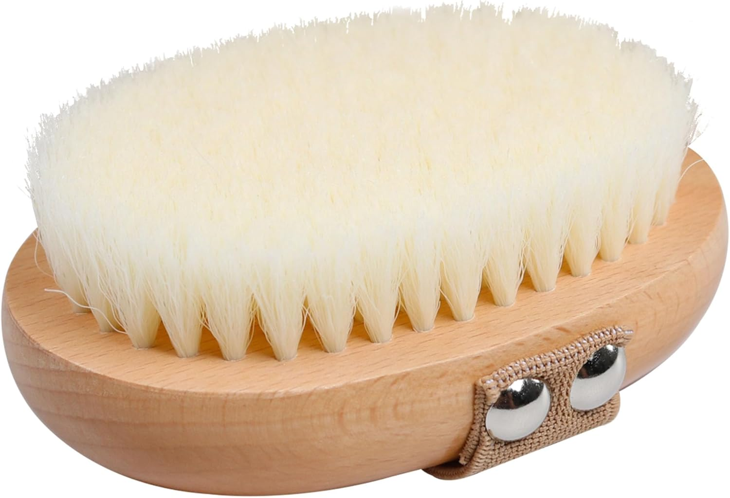 OWIIZI Dry Brushing Body Brush with Soft Nylon Bristles Antiskid Wooden Exfoliator Bath Scrubber for Wet or Dry Exfoliating,Body Scrub Deep Cleanse image number 3