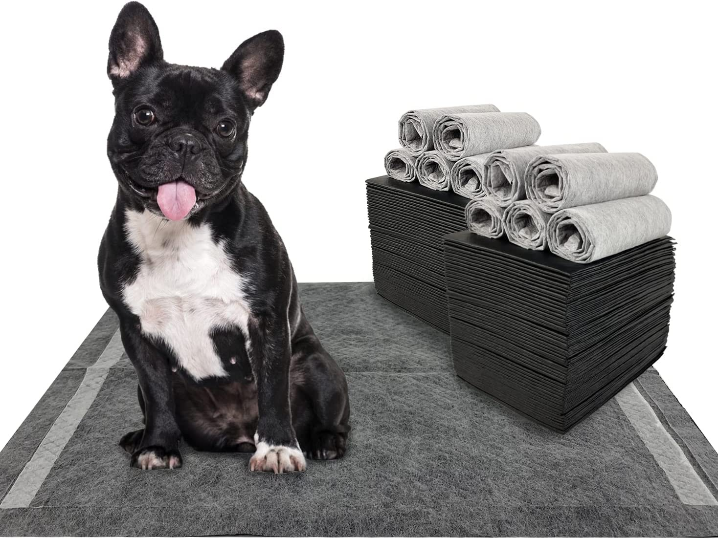 Dogcator Charcoal Puppy Pads Extra Large, Activated Charcoal Dog Pee Pads, X-Large Odorless Potty Pads for Dogs 28"X34", 40 Count XL Disposable Puppy Pads Pet Training Pads for Housebreaking image number 4