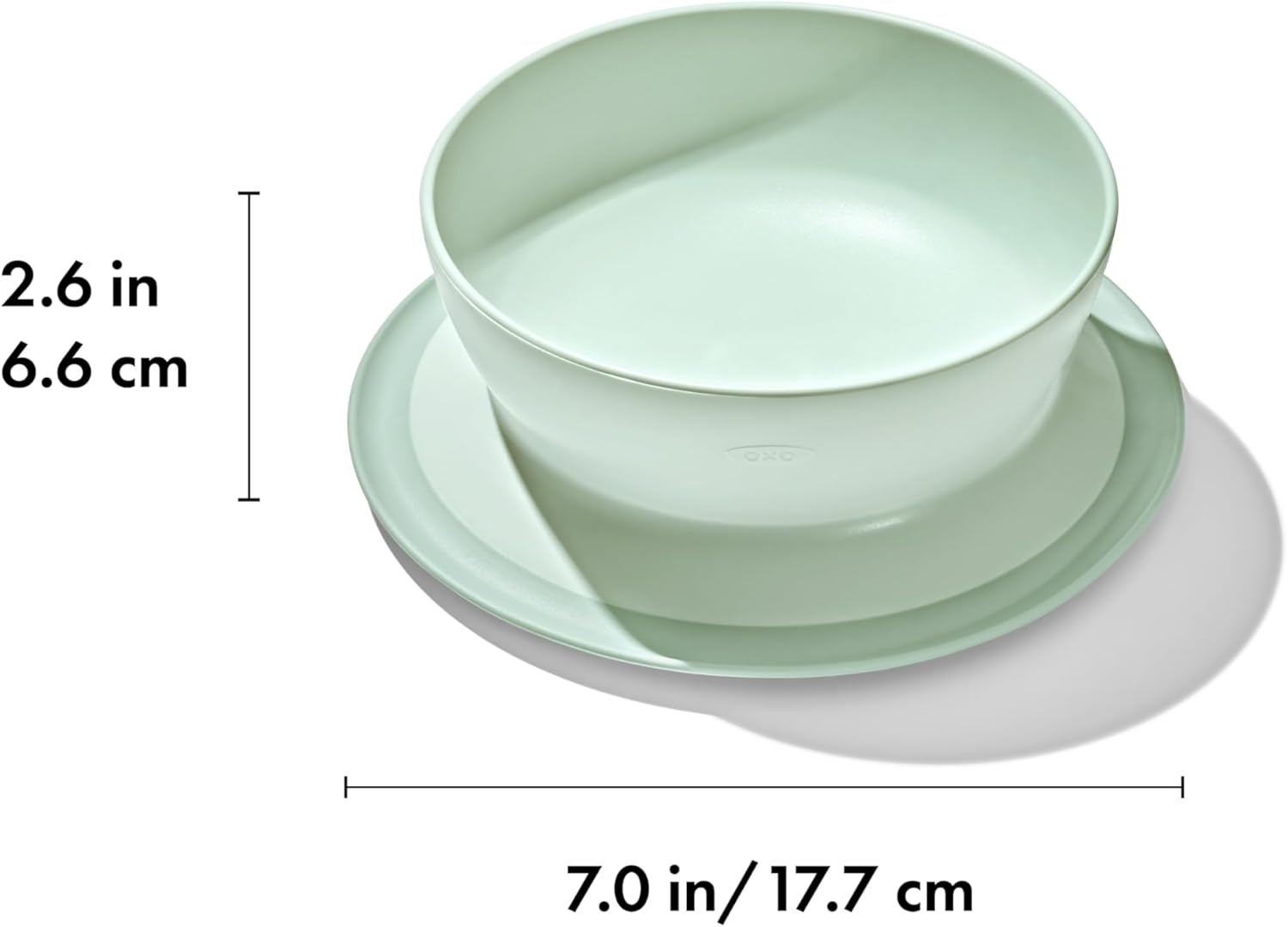 OXO Tot Stick & Stay Suction Bowl, Opal - Opal image number 4