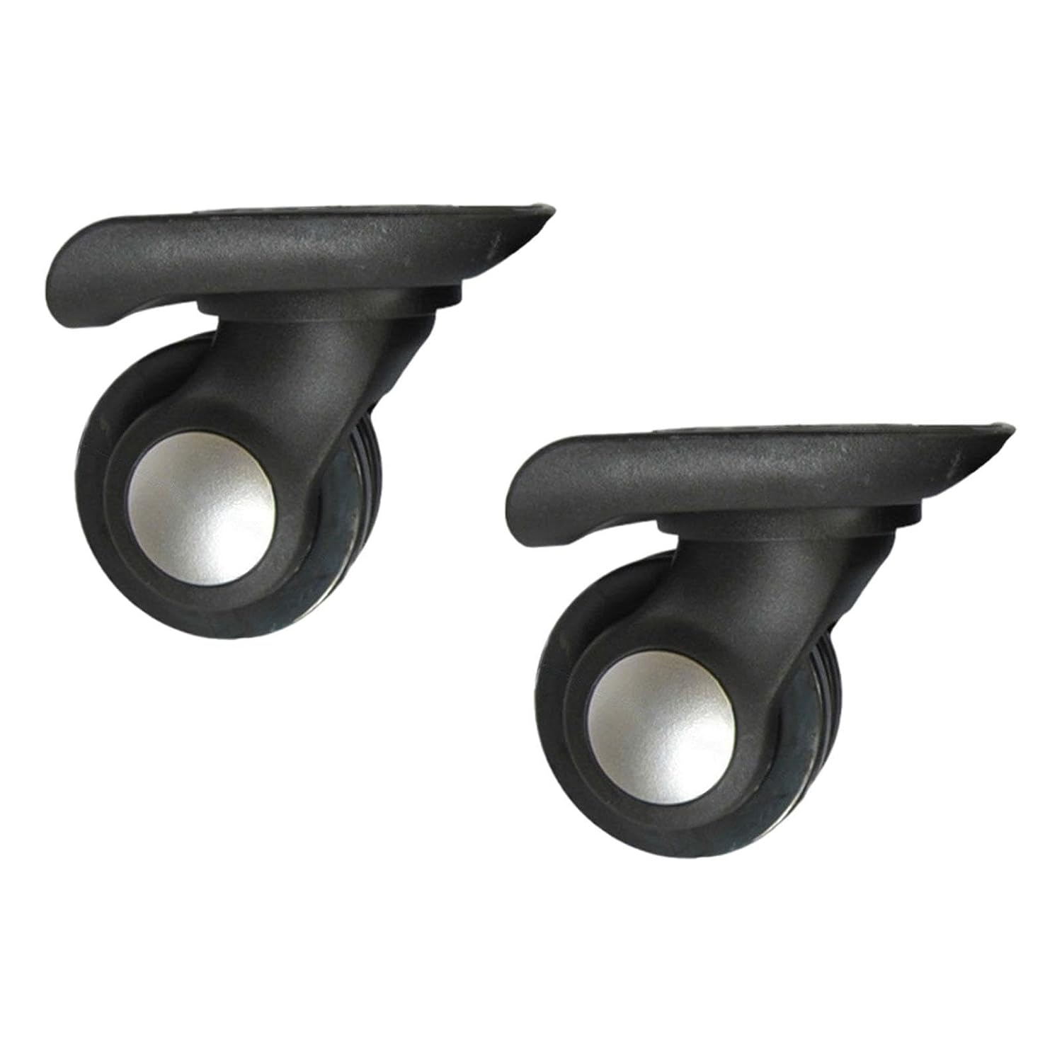 Generic 2 Pieces Luggage Wheels Luggage Suitcase Wheels Repair Parts Flexible Wear Resistant Trolley Case Casters Travel Bag Wheels image number 2