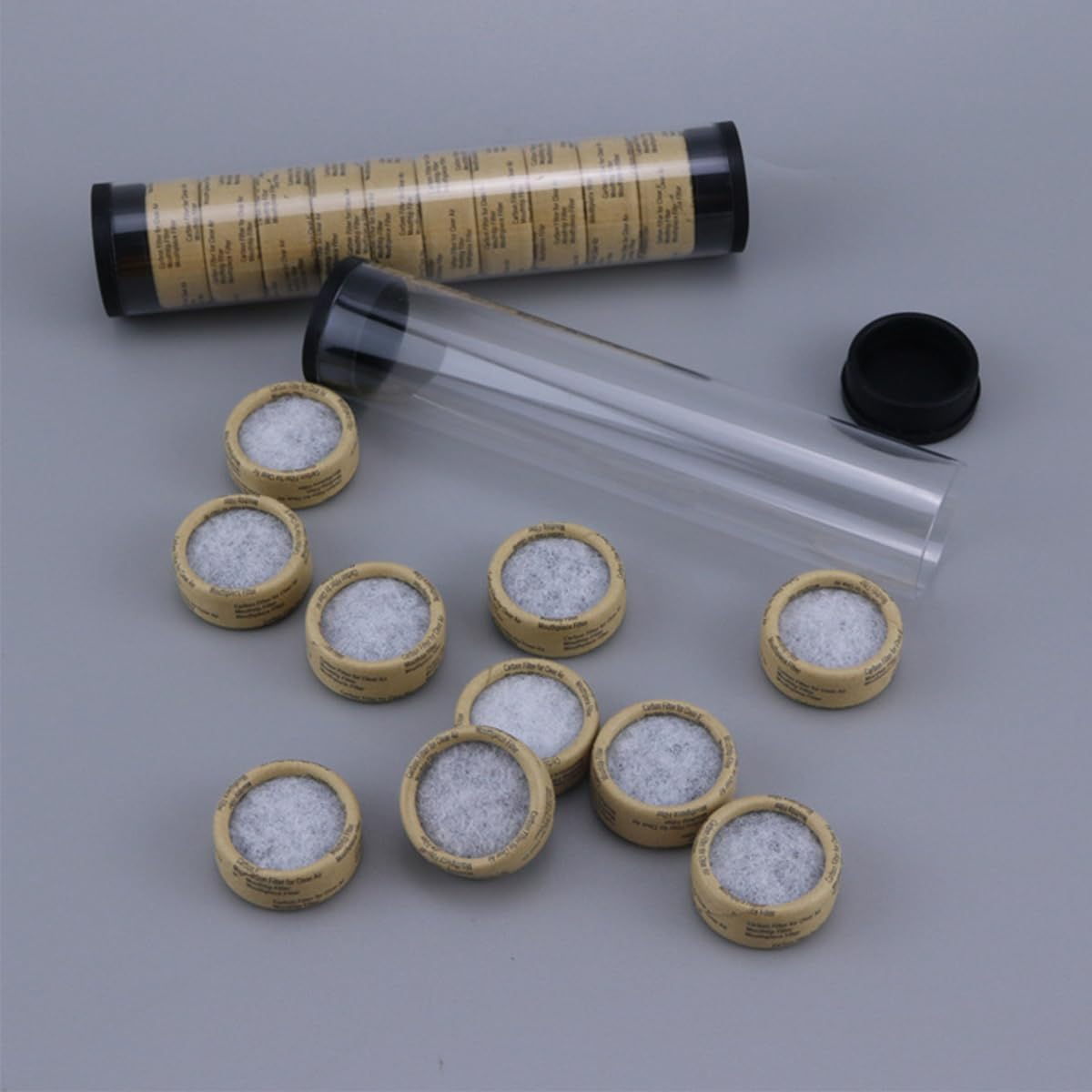 DCSMYX Silicone Mouth Funnel with Activated Carbon Filter, Universal Fit, 10-Piece Set image number 4