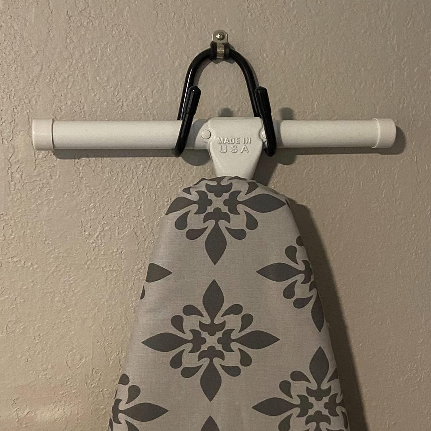 Bendable Ironing Board Hanger Wall Mount Iron Board Hook - Strong & Flexible, Fits Every Shape image number 6