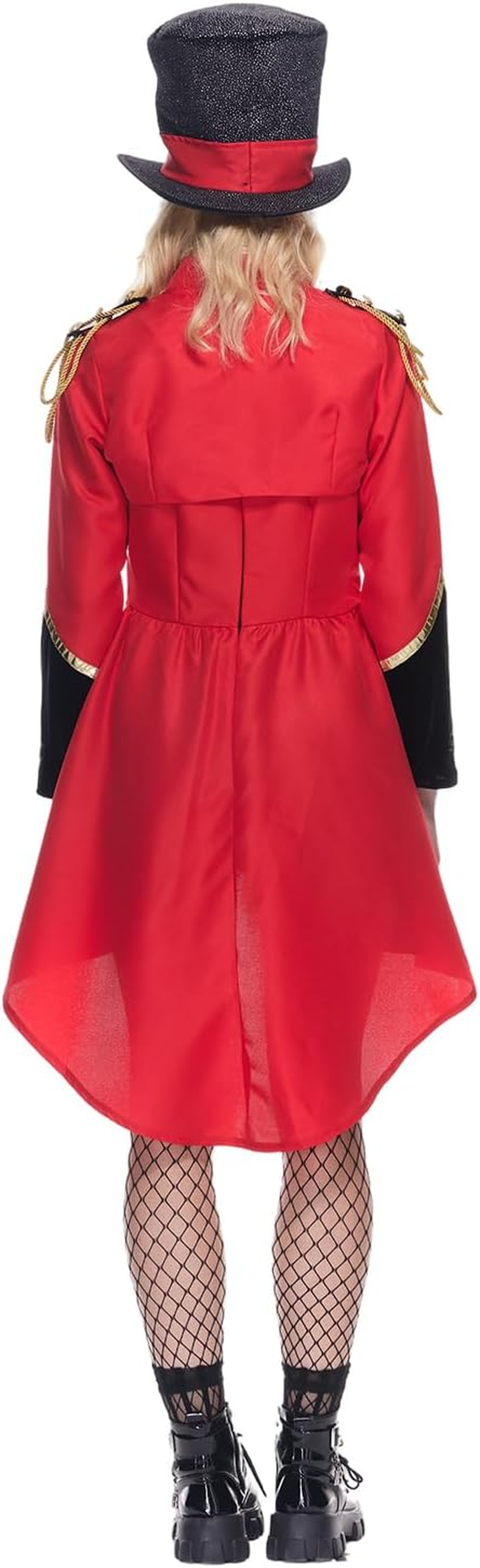 Eraspooky Sexy Women'S Ringmaster Costume Adult Halloween Circus Ring Leader Dress Outfits image number 2