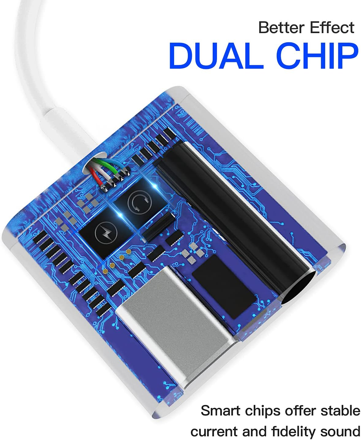 2Pack【Apple Mfi Certified】Iphone AUX Adapter Lightning to 3.5Mm Cable with Audio Jack Headphone Earphone Dongle and Charger for 11 12 MINI PRO MAX XS XR X 8 7Plus Accessories Adaptor Charging Ipad AIR image number 5