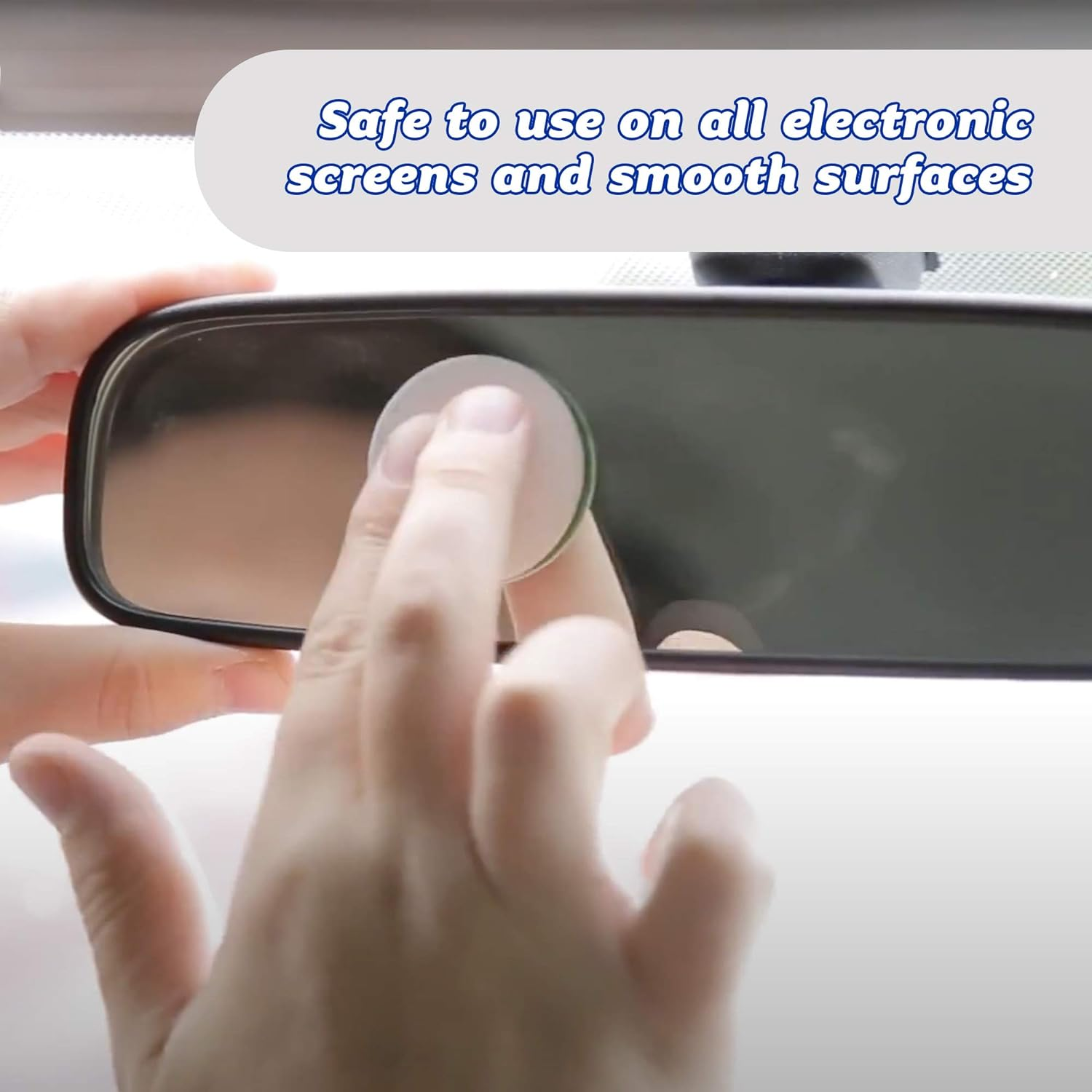 Screen Daddy Colors (3 Pack) - Microfiber Cleaning Pad for Phones, Tablet, Glasses - Sticky Gel Backing on Device Storage - Washable and Reusable image number 4