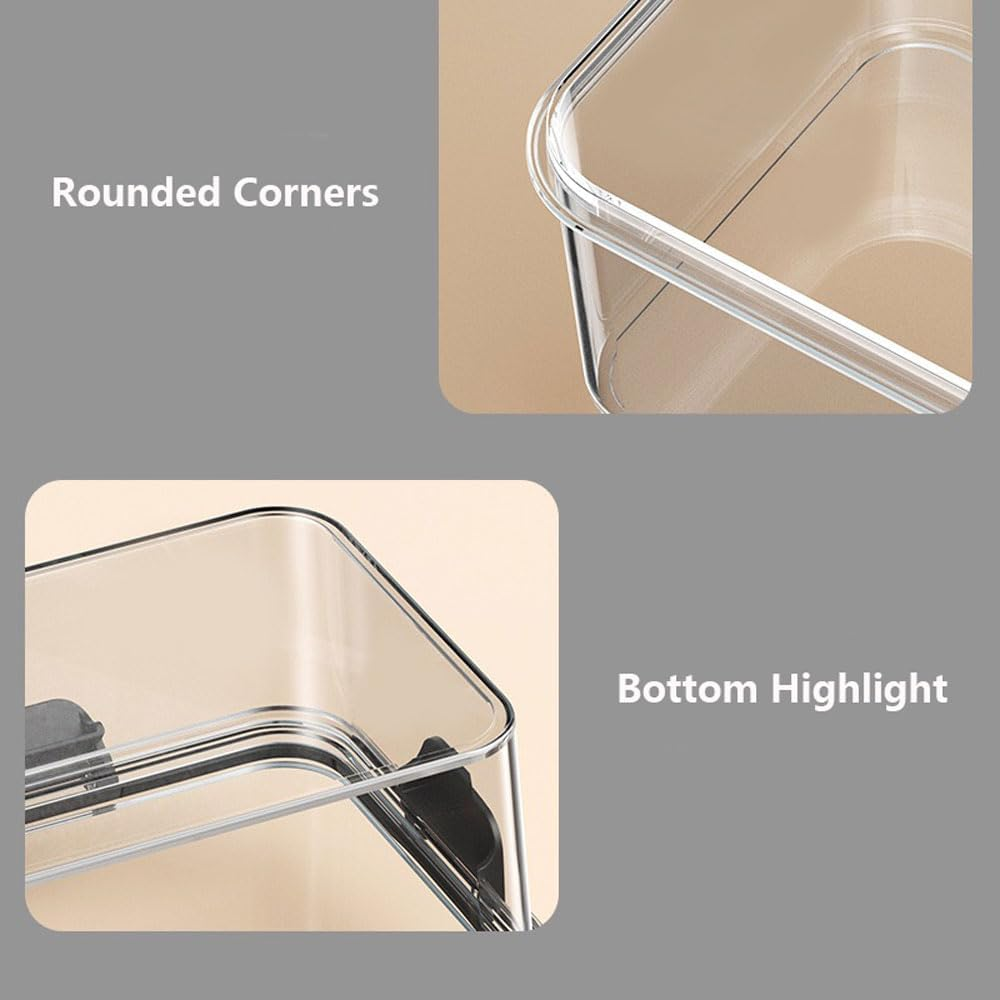 YHIXYUNAZ 12Pcs Airtight Glass Food Storage Containers with Locking Lids &ndash; Leakproof, Microwave Food Containers, Lunch Box for Kitchen Storage & Organisation image number 5