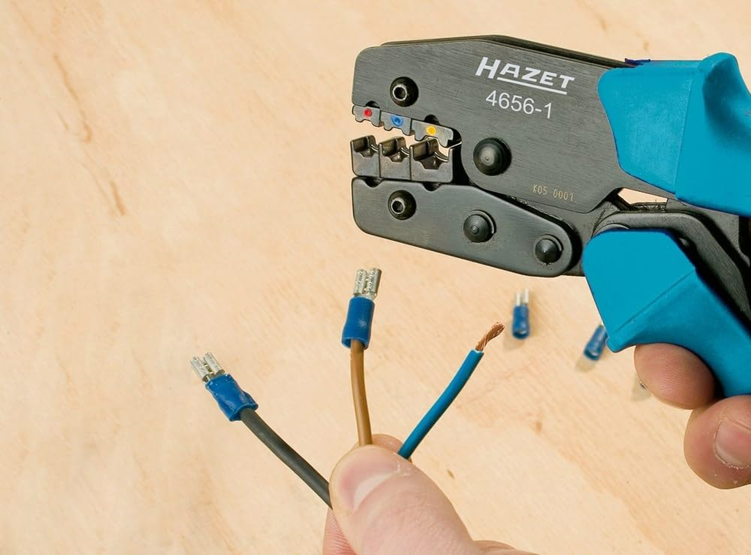 Hazet 4656-1 Crimping Plier, 220 Mm Length image number 1