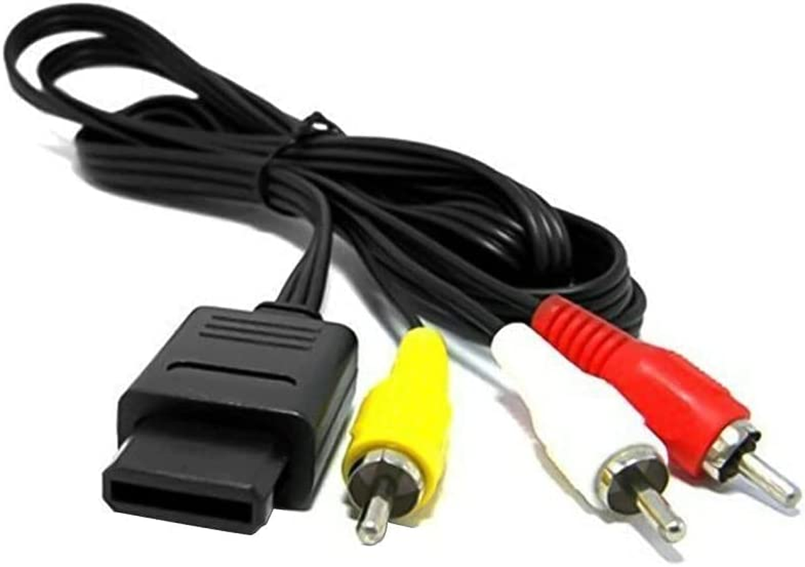 PAL AV Cable for Super Nintendo N64 AV Cable Audio Video Cord PAL N64 Av Cord SNES Av Gamecube GC Consoles Composite Video image number 3