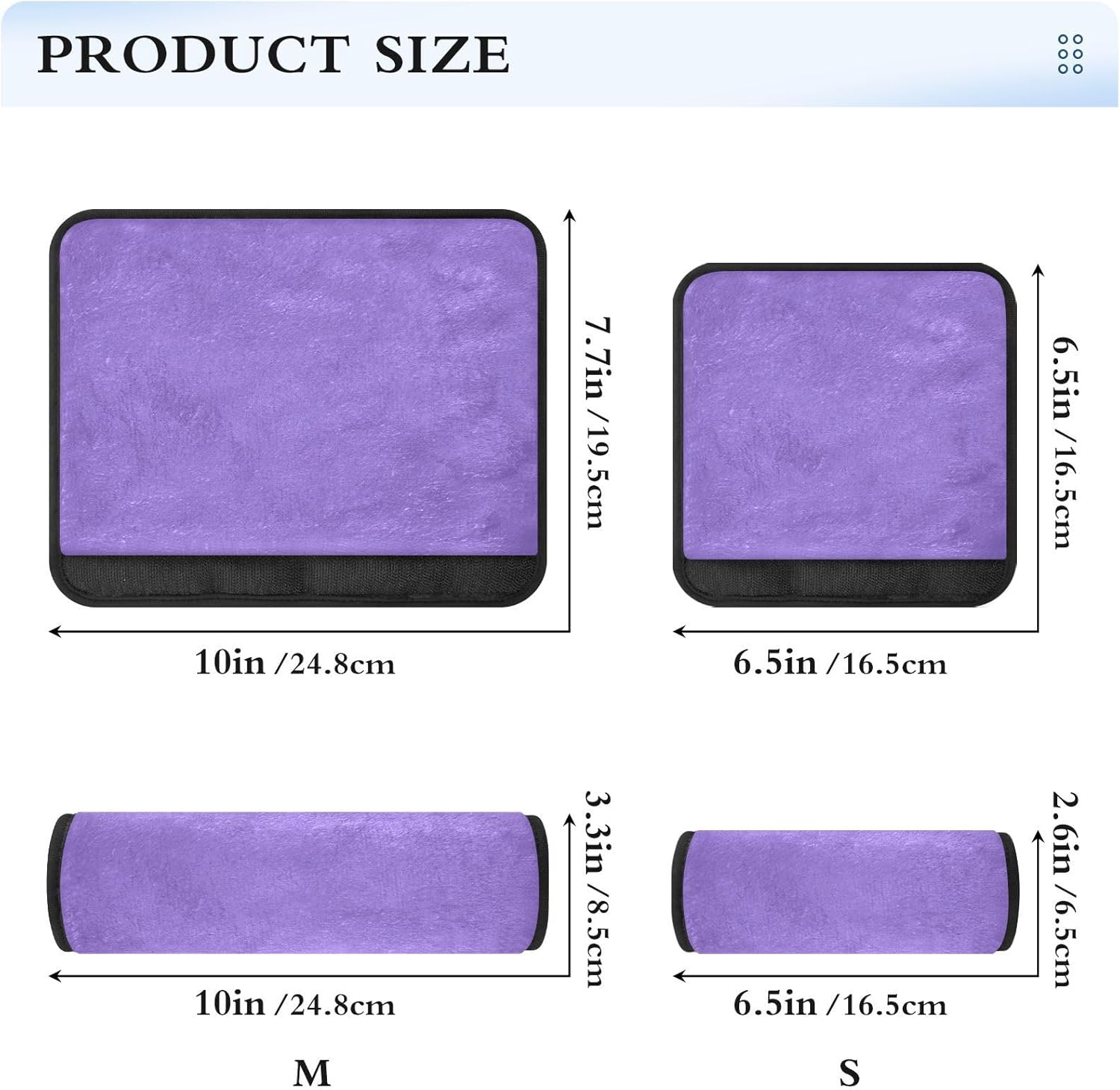 Medium Purple Seat Belt Covers Seat Belt Protector Car, Universal Car Seat Belt Cover, Seatbelt Cushion 2 Pack image number 6