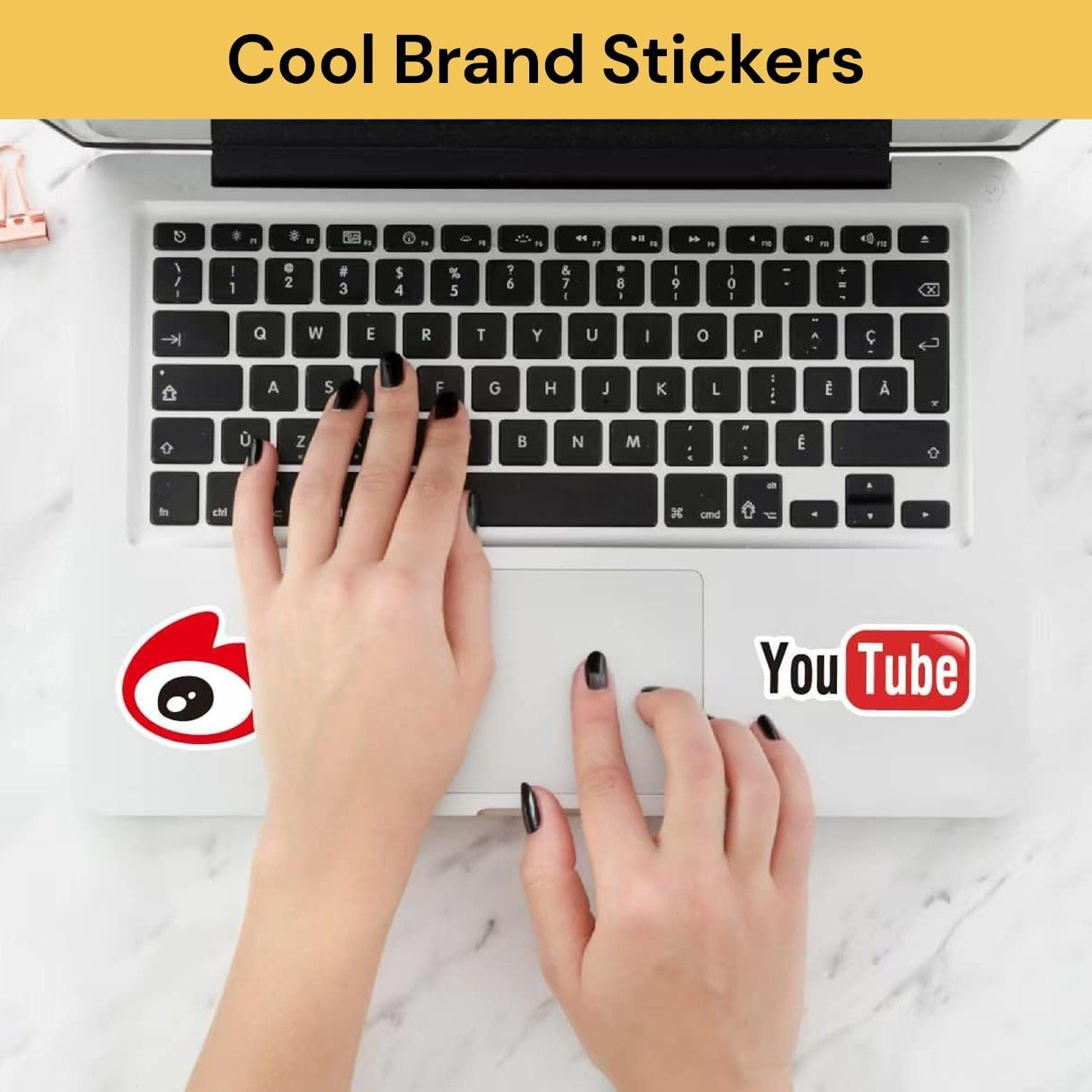 EZONEDEAL Random Sticker 100Pcs Variety Vinyl Sticker Street Fashion Sticker, Cartoon Aesthetic Stickers for Motorcycle Bicycle Luggage Decal Graffiti Patches Skateboard Stickers, Laptop Stickers