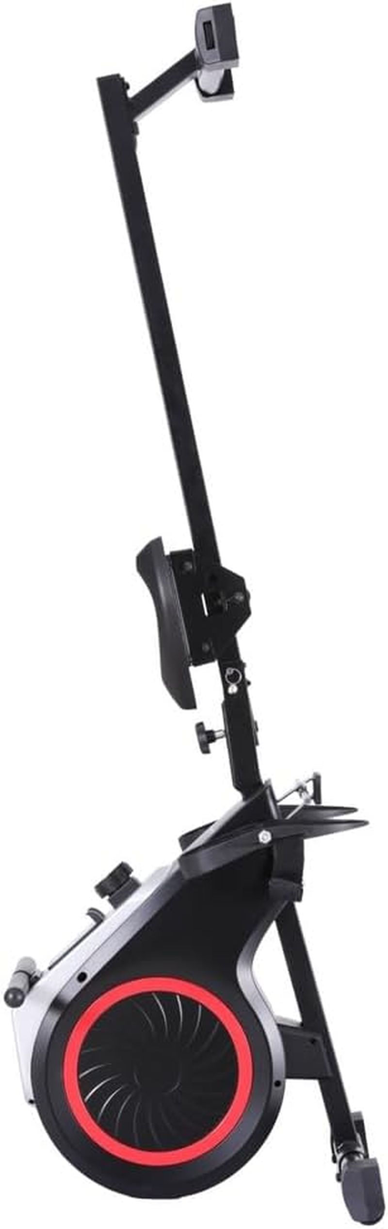 Everfit Elastic Rope Resistance Rowing Machine, Foldable Magnetic Rower Home Gym Fitness Equipment Cardio Workout Exercise, Adjustable 16 Levels 120KG Weight Capacity LCD Monitor Black image number 1