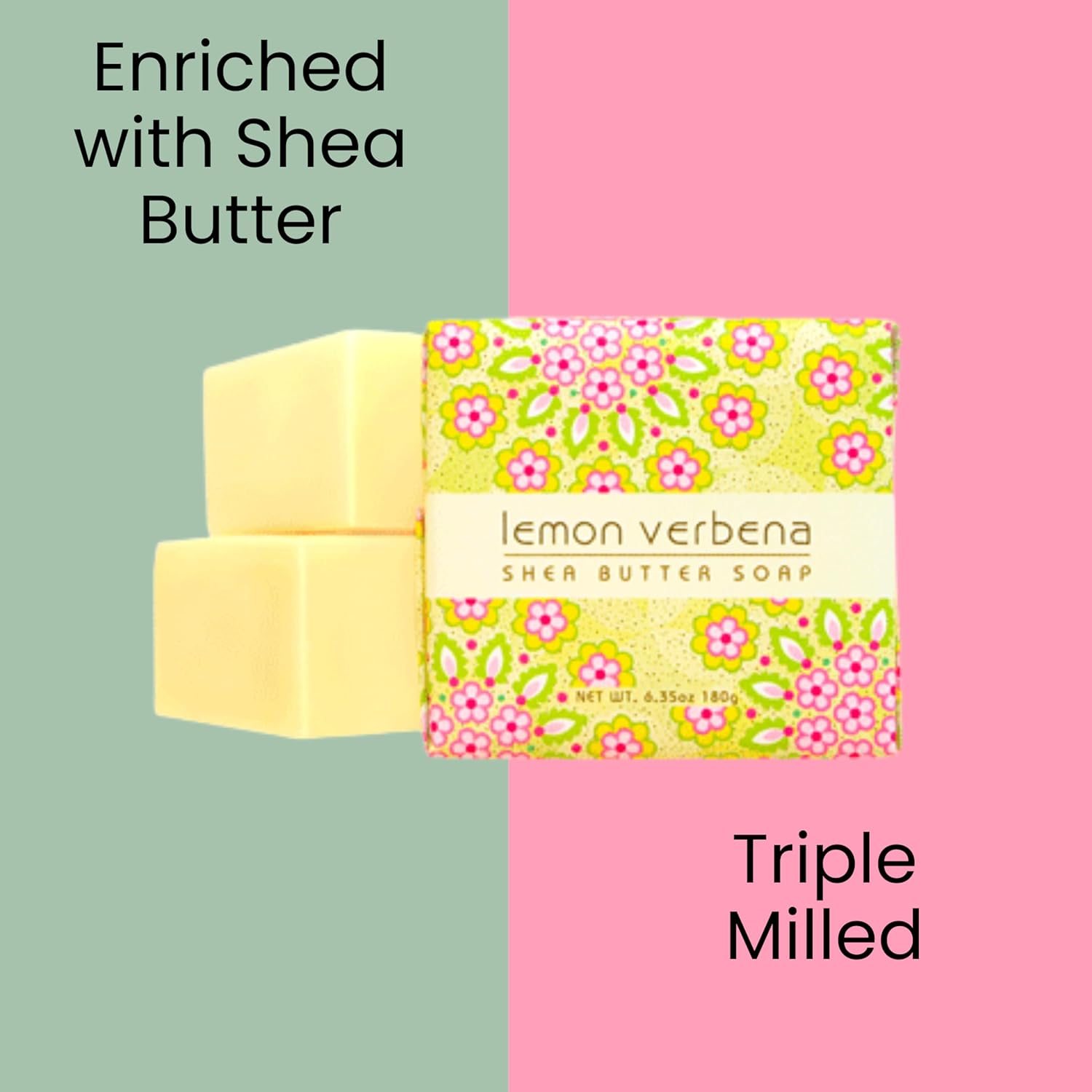 Greenwich Bay Mini Botanical Soap Bars 12 Pack &ndash; 1.9 Oz Each &ndash; Scented Guest Soaps for Airbnb, Spa, Hotel, Salon, or Bath &ndash; Individually Wrapped Elegant Travel Size Bars Lemon Verbena image number 3