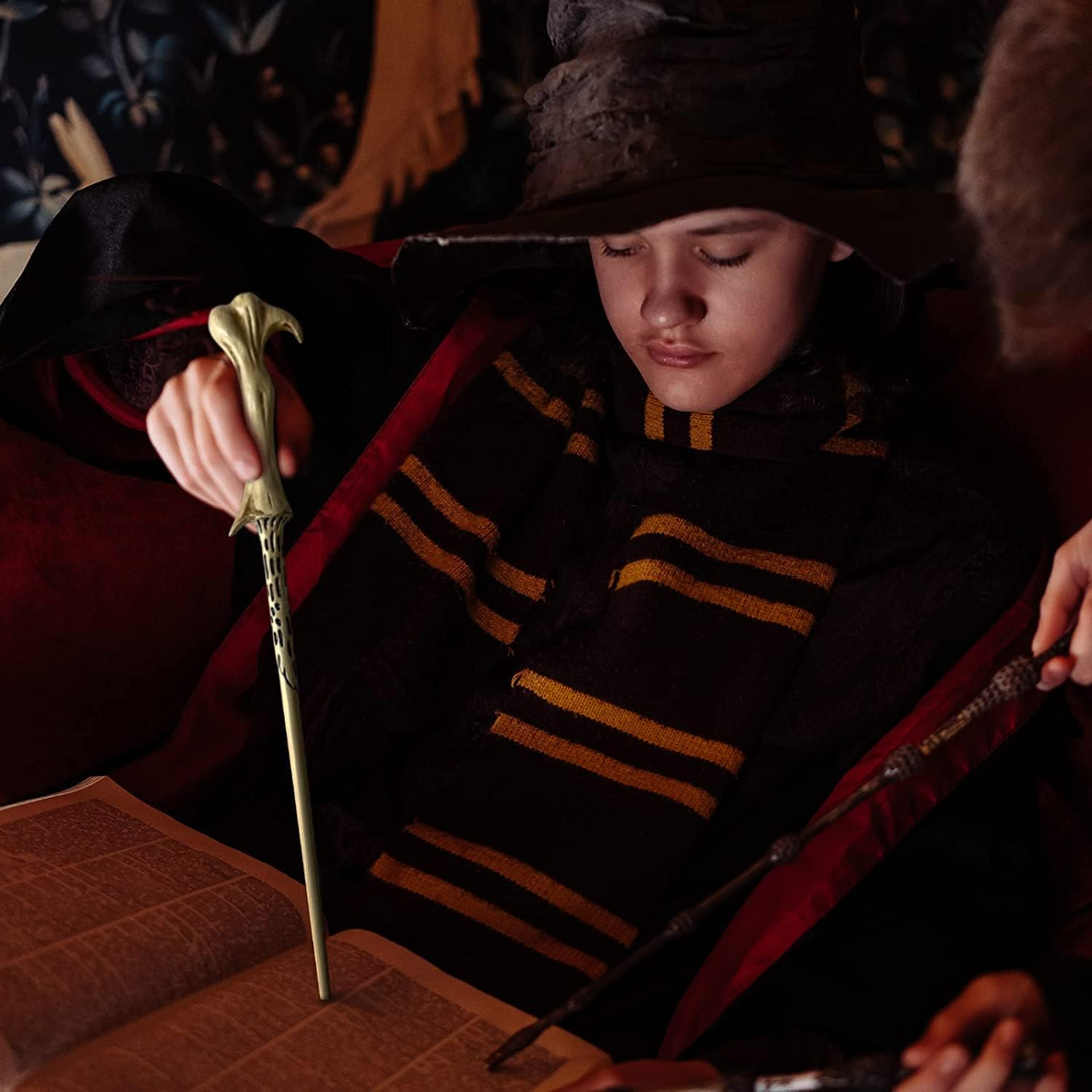 Magic Wand Wizard Wands for Kids and Adult, Witch Toy Witchcraft Collection, Costume Accessories Party Favors with Gift Box image number 1