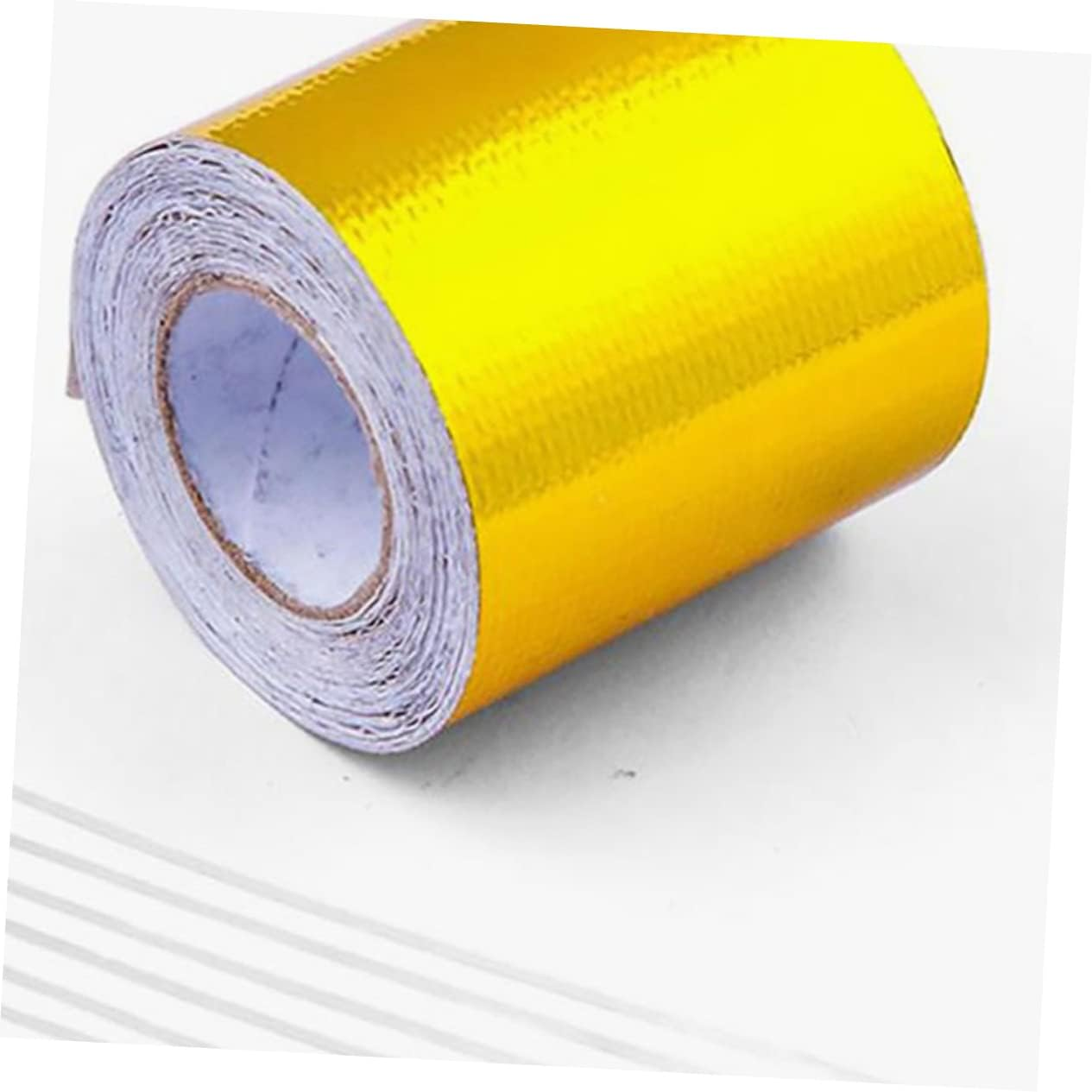 2Pcs Aluminum Foil Seal Tape Heat Insulation Tape Double Sided for Car Exhaust Duct Seal image number 5