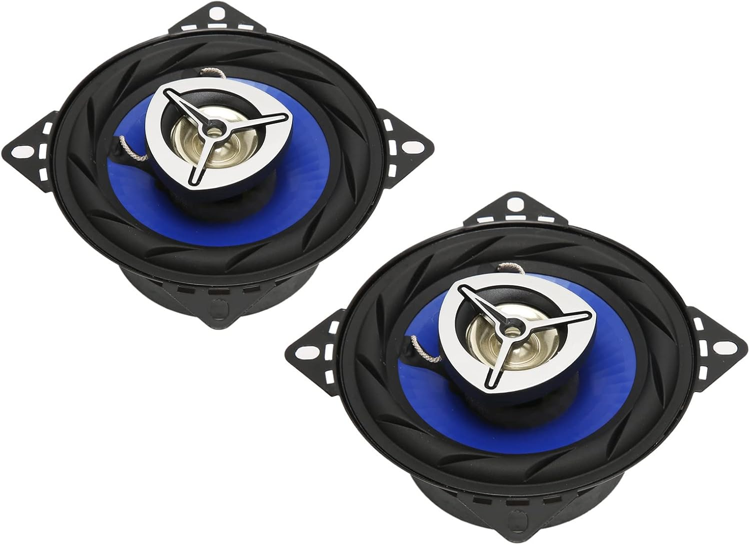 Coaxial Car Speakers, 2 Pcs 4In 280W Full Frequency Bass Car Speakers, 4 Ohm Coaxial Car Modified Stereo Speakers Loudspeakers, Hifi Sound Full Range Frequency Sensitivity Power image number 2