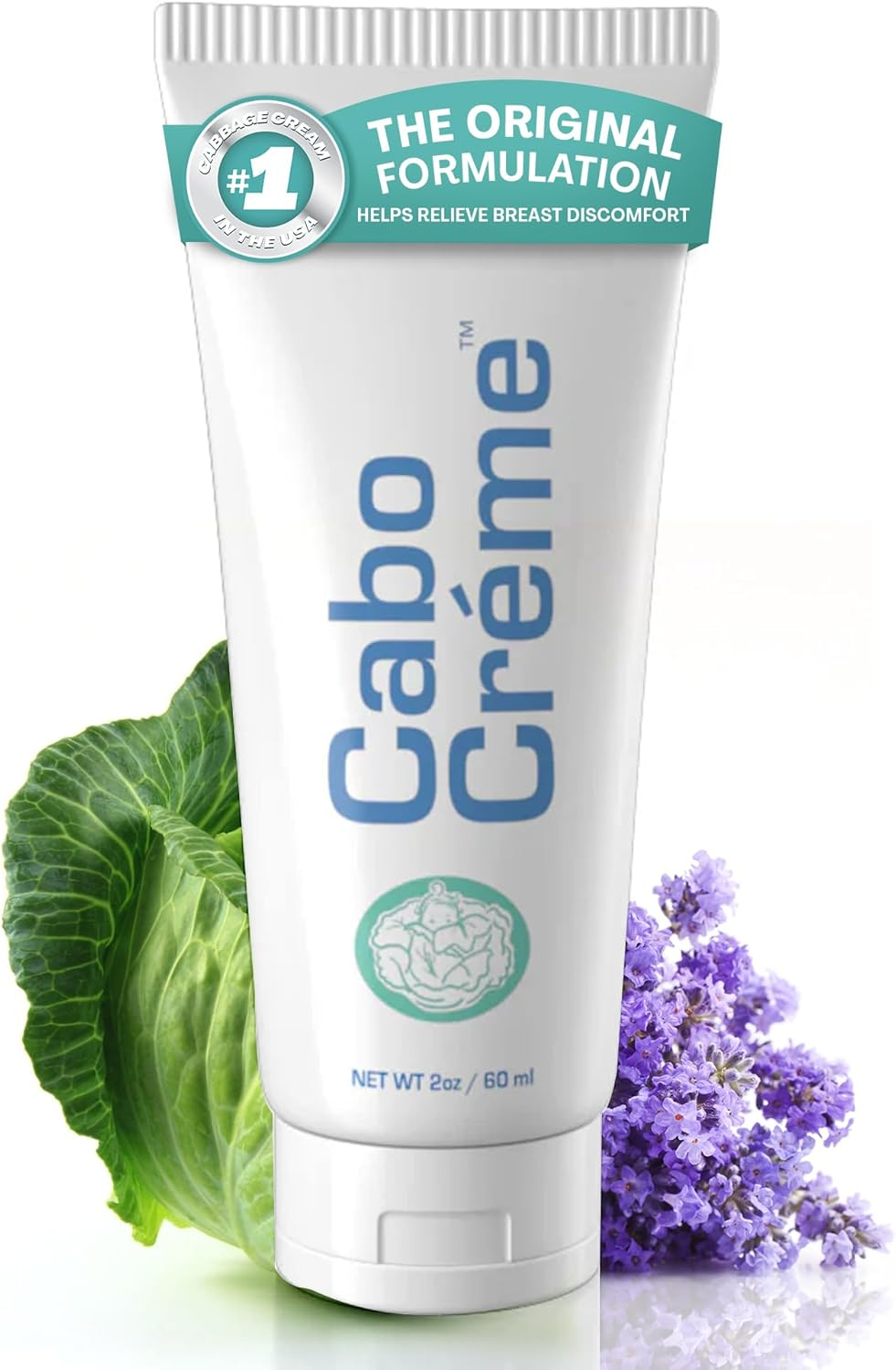 Cabbage Breast Cream for Tenderness & Engorgement Relief &ndash; Weaning Support &ndash; Helps Dry up Breast Milk &ndash; Postpartum Essential &ndash; OB-GYN Created & Mum-Approved &ndash; 60G image number 1